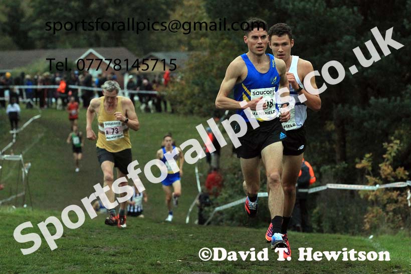 Senior Men, 2022 National Cross Country Relays, Berry Hill Park, Mansfield.  Photo: David T. Hewitson/Sports for All Pics